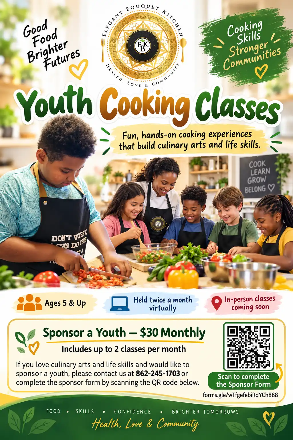 Youth Cooking Classes